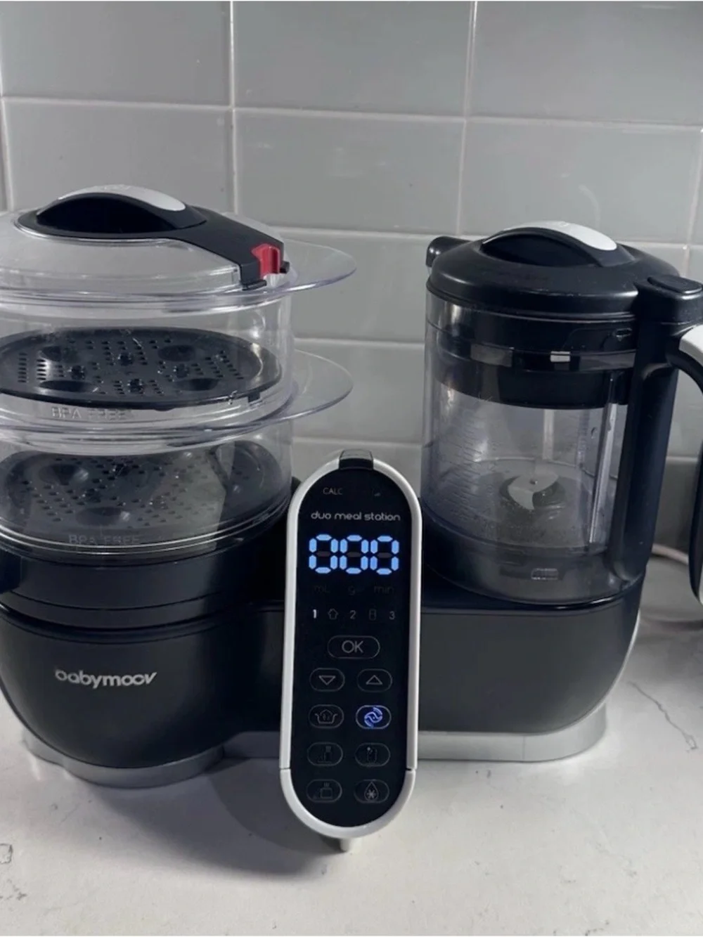 Babymoov NutriBaby+ Blender & Steamer Meal Station BPA-Free Timer A001125